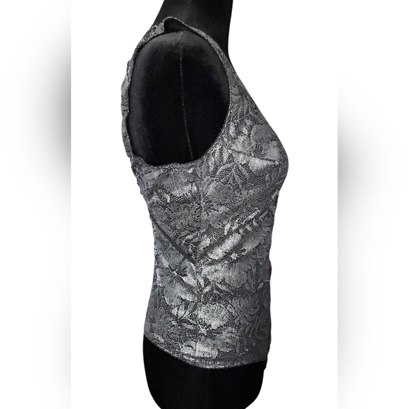 NWOT Victorias Secret Metallic Lace Bodysuit/Teddy, Womens Medium - Picture 4 of 6